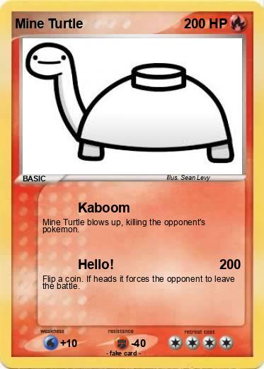 Pokemon Mine Turtle