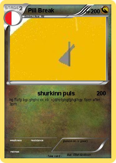 Pokemon Pill Break