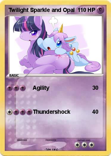 Pokemon Twilight Sparkle and Opal