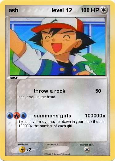 Pokemon ash                     level 12