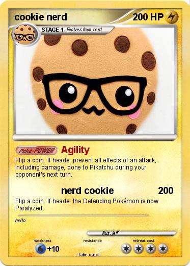 Pokemon cookie nerd