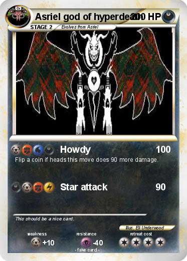 Pokemon Asriel god of hyperdeath