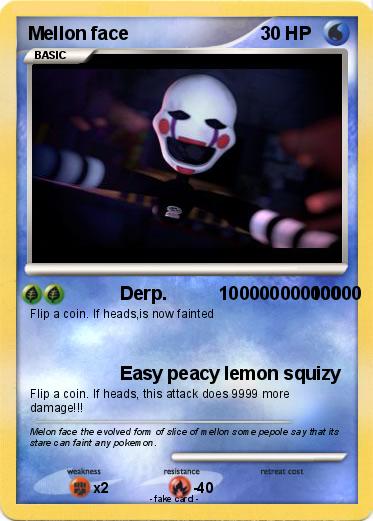 Pokemon Mellon face