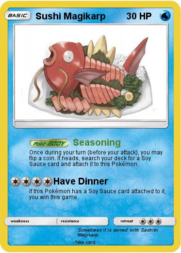 Pokemon Sushi Magikarp