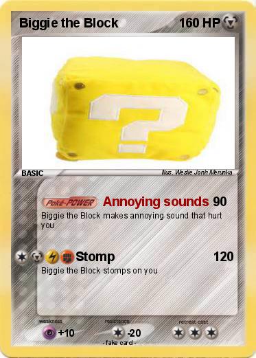Pokemon Biggie the Block