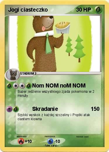 Pokemon Jogi ciasteczko