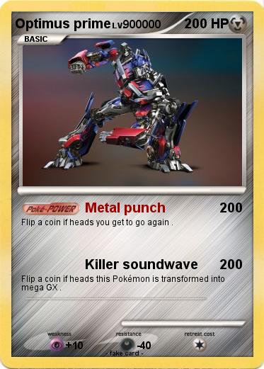Pokemon Optimus prime