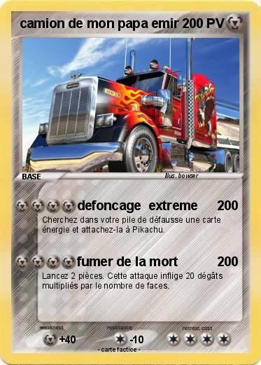 Pokemon camion de mon papa emir