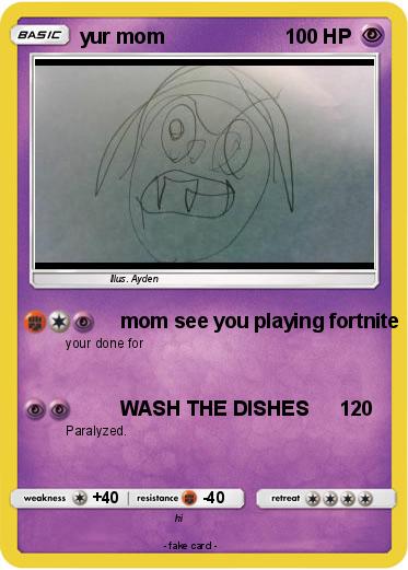 Pokemon yur mom