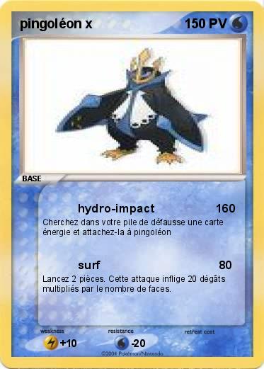 Pokemon pingoléon x 