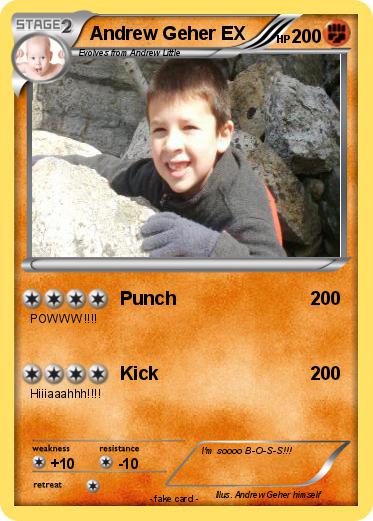 Pokemon Andrew Geher EX