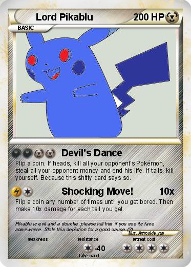 Pokemon Lord Pikablu