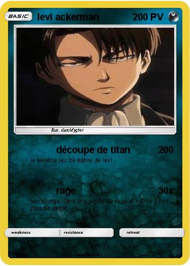 Pokemon levi ackerman