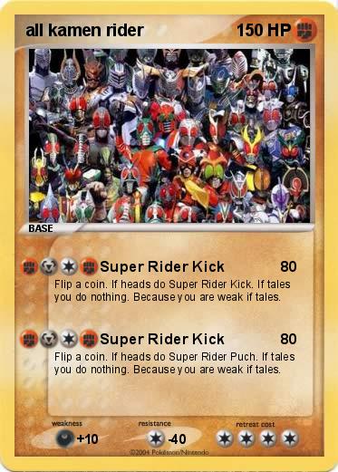 Pokemon all kamen rider 