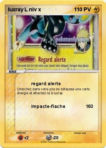 Pokemon luxray L niv x