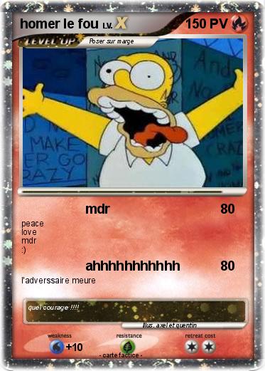 Pokemon homer le fou