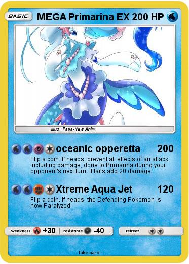 Pokemon MEGA Primarina EX