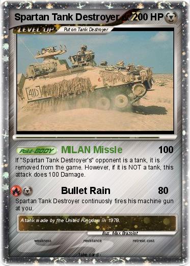 Pokemon Spartan Tank Destroyer