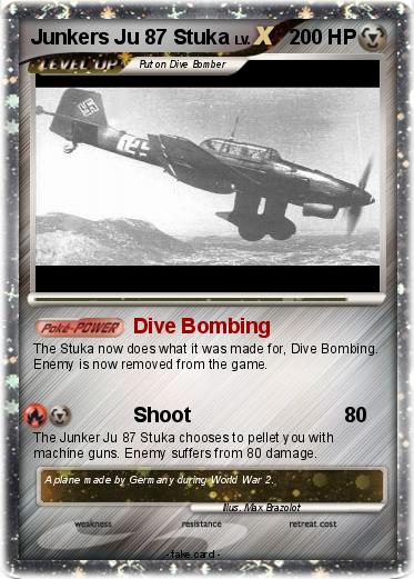 Pokemon Junkers Ju 87 Stuka