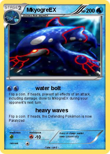 Pokemon MkyogreEX