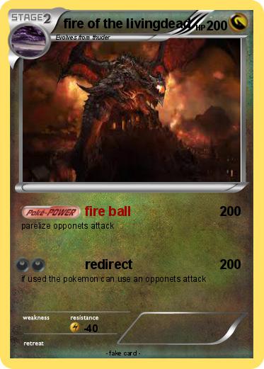 Pokemon fire of the livingdead
