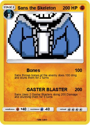 Pokemon Sans the Skeleton