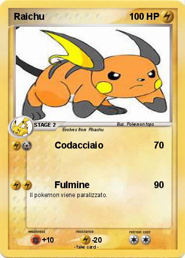 Pokemon Raichu