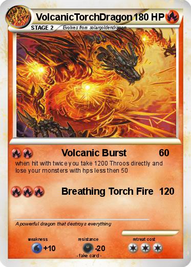 Pokemon VolcanicTorchDragon