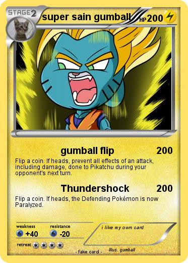 Pokemon super sain gumball