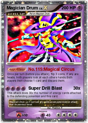 Pokemon Magician Drum