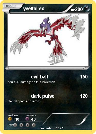 Pokemon yveltal ex