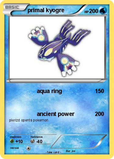 Pokemon primal kyogre