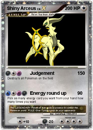 Pokemon Shiny Arceus
