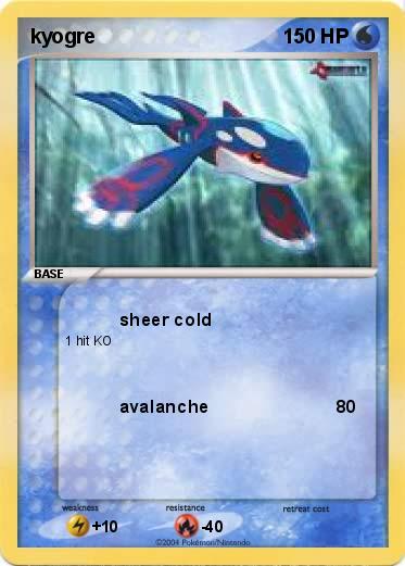 Pokemon kyogre