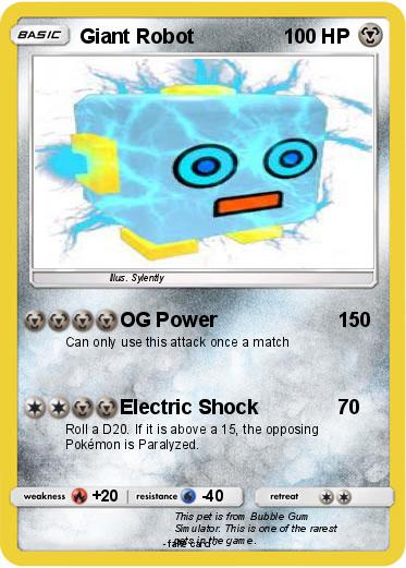 Pokemon Giant Robot