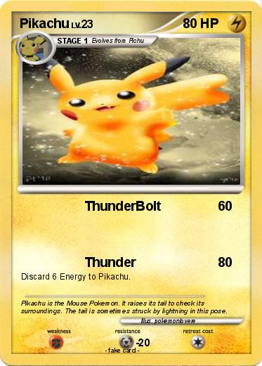 Pokemon Pikachu
