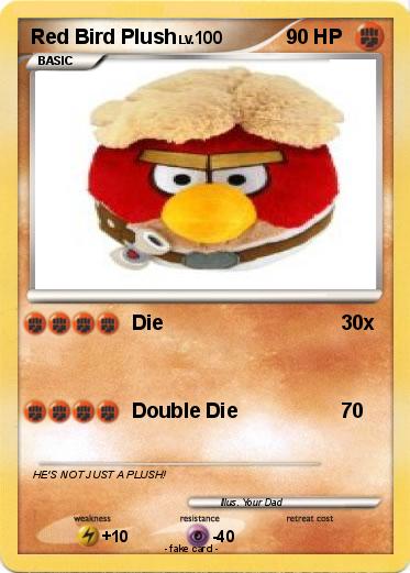 Pokemon Red Bird Plush