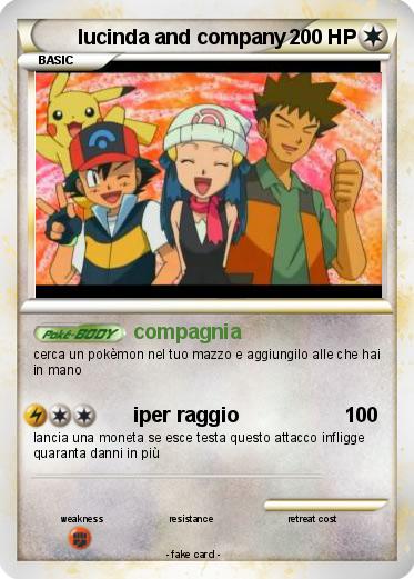 Pokemon lucinda and company