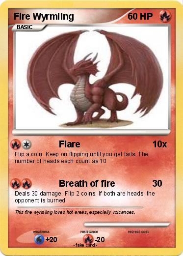 Pokemon Fire Wyrmling