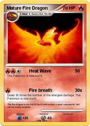 Pokemon Mature Fire Dragon