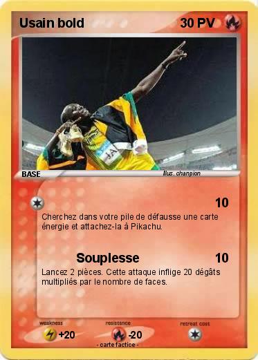 Pokemon Usain bold