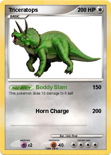 Pokemon Triceratops