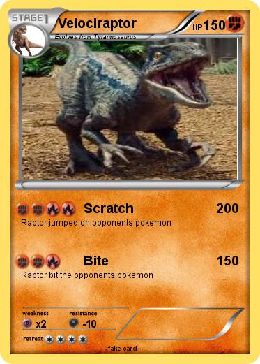 Pokemon Velociraptor