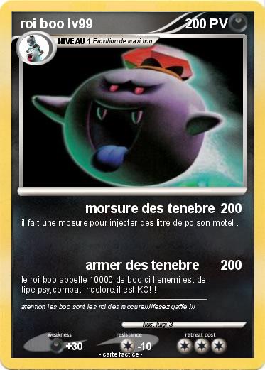 Pokemon roi boo lv99