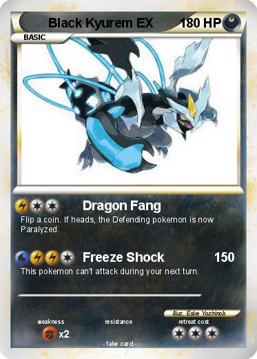 Pokemon Black Kyurem EX