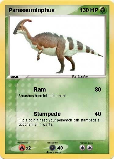 Pokemon Parasaurolophus