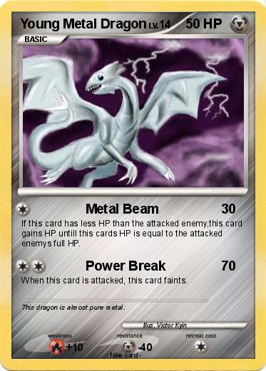 Pokemon Young Metal Dragon