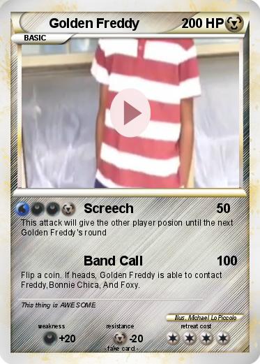 Pokemon Golden Freddy