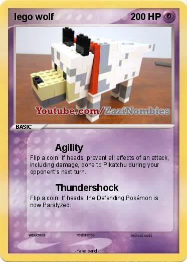 Pokemon lego wolf