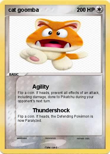 Pokemon cat goomba
